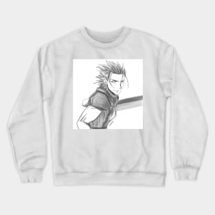 zack fair in final fantasy vii remake Crewneck Sweatshirt